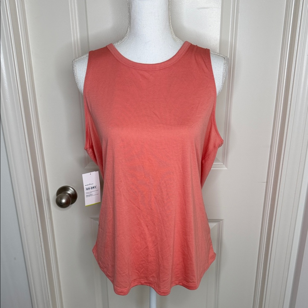 NWT Coral Sleeveless Women's active tank Top size Large